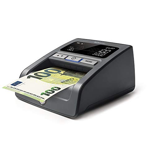 Safescan 155-S Negro - Detector automático de billetes falsos para una verificación 100% - 15.9 x 12.8 x 8.3 cm
