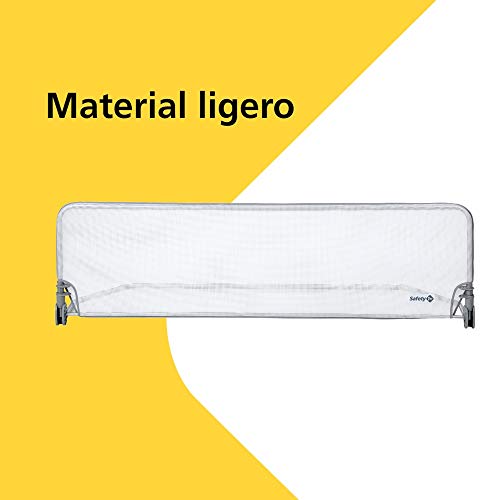 Safety 1st Barrera Cama niño longitud 150 cm, Barandilla Cama niños Abatible, Anticaidas Infantil, color Blanco Safety 1st Barrera Cama niño longitud 150 cm, Barandilla Cama niños Abatible, Anticaidas Infantil, color Blanco