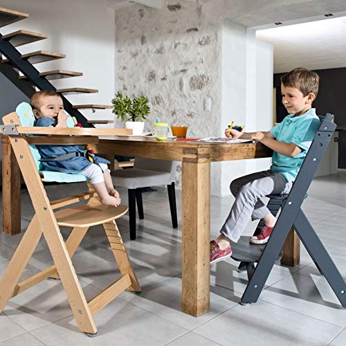 Safety 1st Timba Trona de madera con bandeja, Trona evolutiva para niños 6 meses - 10 años (30 kg), Regulable an altura,color Madera natural Safety 1st Timba Trona de madera con bandeja, Trona evolutiva para niños 6 meses - 10 años (30 kg), Regulable an altura,color Madera natural