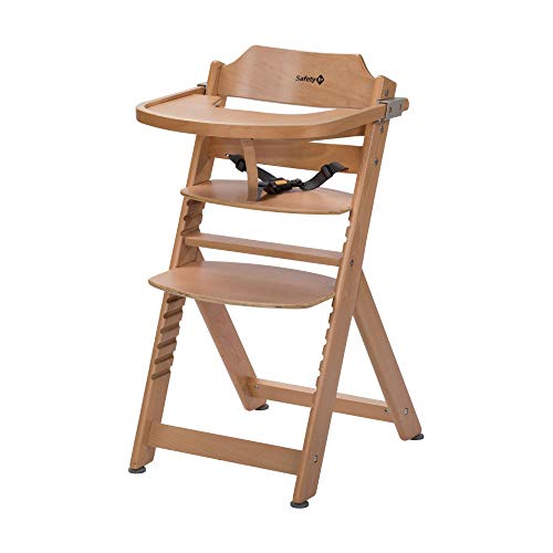 Safety 1st Timba Trona de madera con bandeja, Trona evolutiva para niños 6 meses - 10 años (30 kg), Regulable an altura,color Madera natural Safety 1st Timba Trona de madera con bandeja, Trona evolutiva para niños 6 meses - 10 años (30 kg), Regulable an altura,color Madera natural