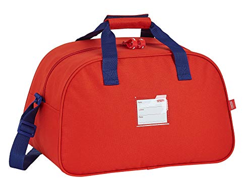 Safta Bolsa de Deporte de Atlético de Madrid 1ª Equipación 20/21, 400x230x240mm, Rojo/Blanco/Azul Safta Bolsa de Deporte de Atlético de Madrid 1ª Equipación 20/21, 400x230x240mm, Rojo/Blanco/Azul