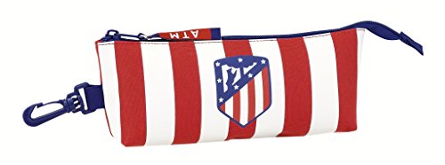 Safta Estuche grande Atlético De Madrid Oficial Triangular Ovalado 200x50x85mm