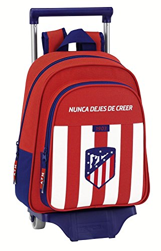 Safta Mochila Infantil Atlético De Madrid Oficial Con Carro Safta 125x95mm