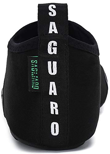 SAGUARO Escarpines Hombre Mujer para Buceo Snorkel Surf Natación Piscina Vela Mares Rocas Río Zapatos para Agua Calzado Playa Zapatillas Deportes Acuáticos(030 Blanc, 40/41 EU)