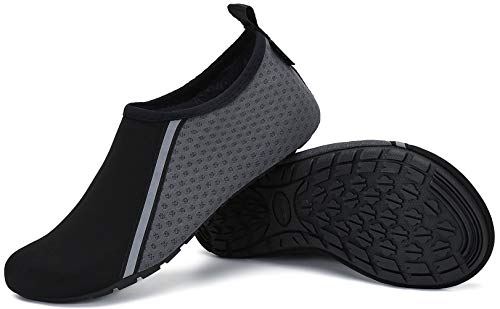 SAGUARO Hombre Mujer Zapatos de Agua Playa Escarpines Zapatillas de Deportes Acuáticos Buceo Surf Snorkel Yoga Piscina, Gris 40/41 SAGUARO Hombre Mujer Zapatos de Agua Playa Escarpines Zapatillas de Deportes Acuáticos Buceo Surf Snorkel Yoga Piscina, Gris 40/41