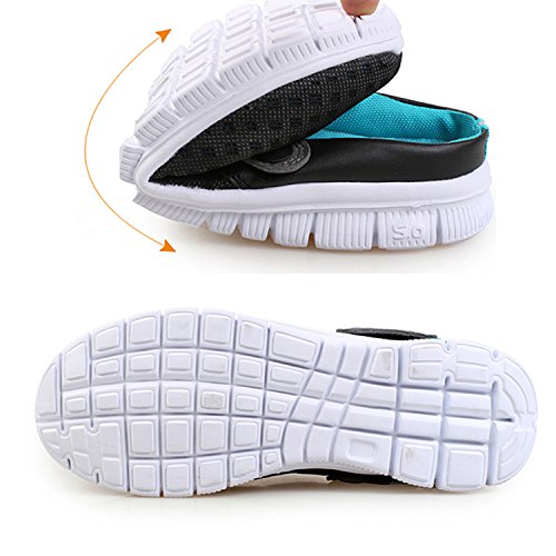 SAGUARO Unisex Respirable de la Red del Acoplamiento Zapatillas de Playa Ahueca hacia Fuera Las Sandalias,Azul 44 SAGUARO Unisex Respirable de la Red del Acoplamiento Zapatillas de Playa Ahueca hacia Fuera Las Sandalias,Azul 44