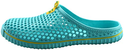 SAGUARO Unisex Zapatillas de Playa Ahueca hacia Fuera Las Jardín Sandalias Zuecos Verano Antideslizante Ligeros Respirable,Etiqueta 41=40 EU Azul