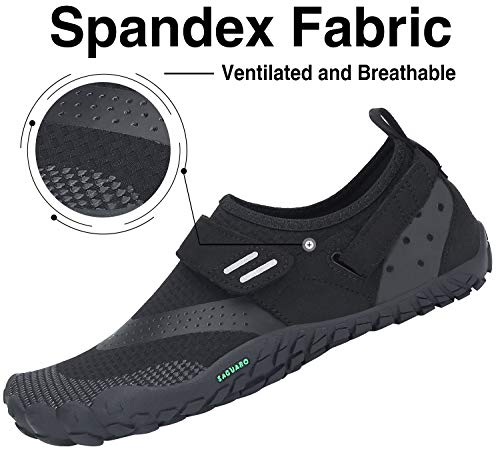 SAGUARO Zapatillas Minimalistas Hombre Zapatillas Barefoot Running Mujer Antideslizante Five Fingers Zapatillas Minimalistas Trail Negro Noche 41 EU SAGUARO Zapatillas Minimalistas Hombre Zapatillas Barefoot Running Mujer Antideslizante Five Fingers Zapatillas Minimalistas Trail Negro Noche 41 EU