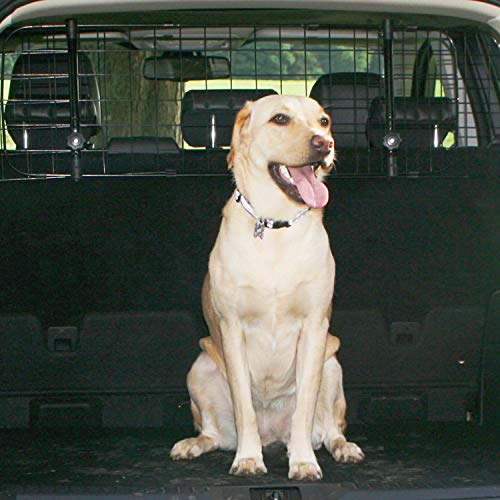Sakura SS5259 - Rejilla para Perros, Apoyo Para la Cabeza Rejilla, Ancho ajustable de 106 cm a 145 cm Sakura SS5259 - Rejilla para Perros, Apoyo Para la Cabeza Rejilla, Ancho ajustable de 106 cm a 145 cm