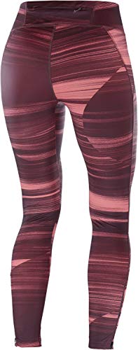 Salomon AGILE LONG TIGHT W Mallas para running, Granate (Winetasting), Talla M para Mujer Salomon AGILE LONG TIGHT W Mallas para running, Granate (Winetasting), Talla M para Mujer