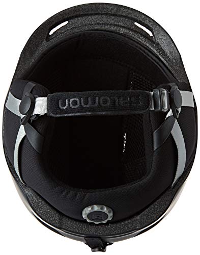 Salomon ICON LT ACCESS Casco de esquí y snowboard para mujer, Ajuste regulable, Talla M, Circunferencia de la cabeza 56-59 cm, Negro, L41214200