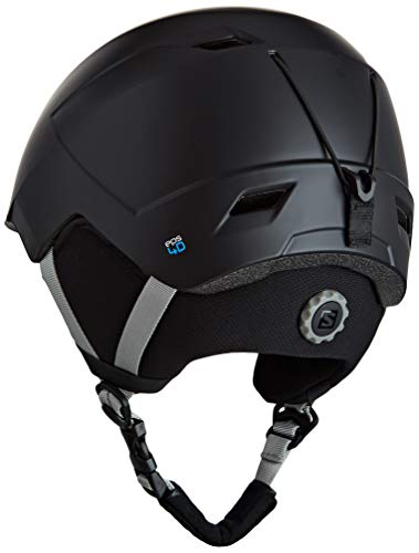 Salomon ICON LT ACCESS Casco de esquí y snowboard para mujer, Ajuste regulable, Talla M, Circunferencia de la cabeza 56-59 cm, Negro, L41214200