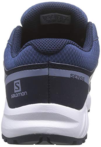 Salomon Sense CSWP J, Zapatillas de Senderismo, Azul (Sargasso Sea/Navy Blazer/Flint Stone), 33 EU