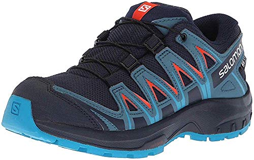 Salomon XA Pro 3D CSWP J, Zapatillas de Deporte Unisex Adulto, Azul Navy Blazer Mallard Blue Hawaiian Surf, 36 EU