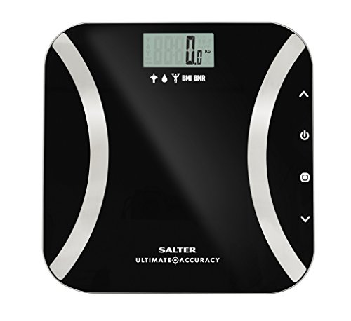 Salter 9173 BK3R. Báscula de baño analítica, memoria para 12 usuarios, peso en incrementos de 50 g, modo atleta, garantía de 15 años, negro Salter 9173 BK3R. Báscula de baño analítica, memoria para 12 usuarios, peso en incrementos de 50 g, modo atleta, garantía de 15 años, negro