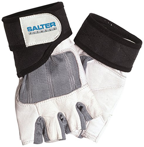 SALTER E-237/L Guantes de Fitness, Unisex, Blanco, L SALTER E-237/L Guantes de Fitness, Unisex, Blanco, L