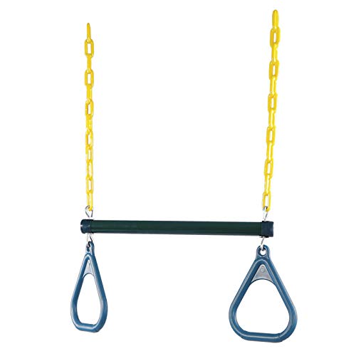 SALUTUYA Trapecio de Acero con Recubrimiento en Polvo para Zona de Juegos para Gimnasio SALUTUYA Trapecio de Acero con Recubrimiento en Polvo para Zona de Juegos para Gimnasio