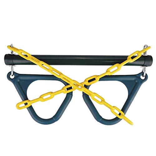 SALUTUYA Trapecio de Acero con Recubrimiento en Polvo para Zona de Juegos para Gimnasio SALUTUYA Trapecio de Acero con Recubrimiento en Polvo para Zona de Juegos para Gimnasio
