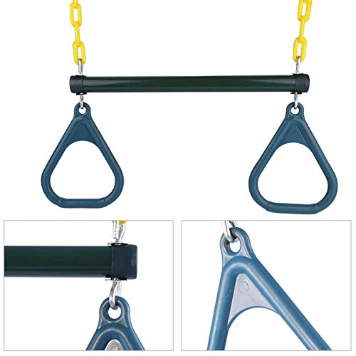 SALUTUYA Trapecio de Acero con Recubrimiento en Polvo para Zona de Juegos para Gimnasio SALUTUYA Trapecio de Acero con Recubrimiento en Polvo para Zona de Juegos para Gimnasio