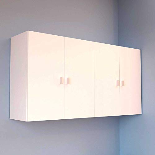 Samblo Armario Bajo de Cocina con 2 Puertas, Blanco, 26.5 x 60 x 60 cm