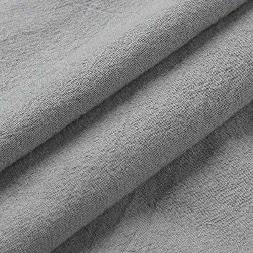 SAMGU Vestido De Delantal Casual para Mujer Vestido De Lino con Delantal Cruzado Cuadrado De Lino Trabajo En El Jardín Gris 4XL SAMGU Vestido De Delantal Casual para Mujer Vestido De Lino con Delantal Cruzado Cuadrado De Lino Trabajo En El Jardín Gris 4XL
