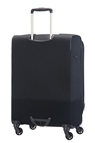 Samsonite Base Boost Spinner M Maleta Expansible, 66 cm, 67.5/73.5 L, Negro (Black)