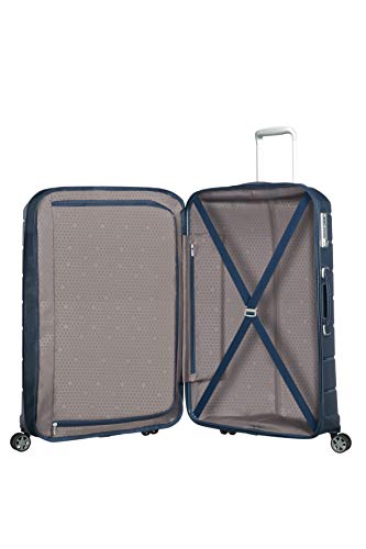 Samsonite Flux Spinner L Maleta Expansible, 75 cm, 111 L, Azul (Navy Blue)