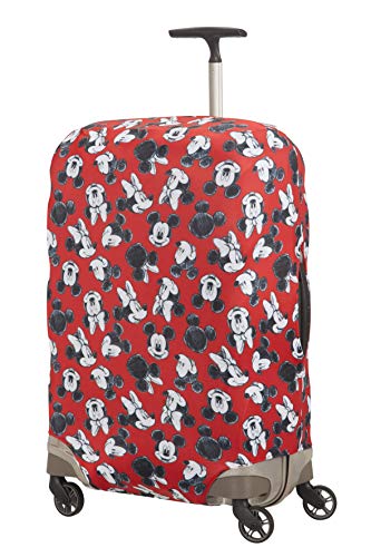 Samsonite Global Travel Accessories Disney - Funda para Maleta en Lycra , M, Rojo (Mickey/Minnie Red) Samsonite Global Travel Accessories Disney - Funda para Maleta en Lycra , M, Rojo (Mickey/Minnie Red)