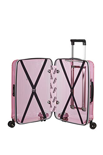 Samsonite Neopulse Barbie Maleta de Mano S (55cm-38L), Rosa (Barbie Transparent Pink)