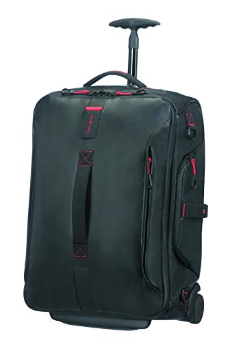 Samsonite Paradiver Light Bolsa de Viaje con Ruedas, S (55Cm-51 L), Negro Samsonite Paradiver Light Bolsa de Viaje con Ruedas, S (55Cm-51 L), Negro