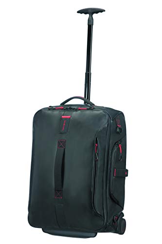 Samsonite Paradiver Light Bolsa de Viaje con Ruedas, S (55Cm-51 L), Negro Samsonite Paradiver Light Bolsa de Viaje con Ruedas, S (55Cm-51 L), Negro