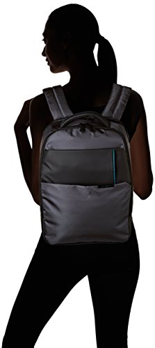 Samsonite Qibyte Laptop Backpack 15.6" Mochila Tipo Casual, 21.5 Litros, Color Antracita