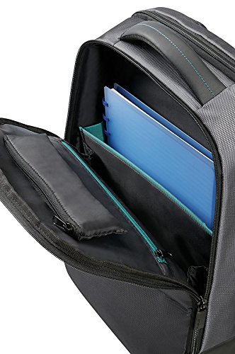Samsonite Qibyte Laptop Backpack 15.6" Mochila Tipo Casual, 21.5 Litros, Color Antracita Samsonite Qibyte Laptop Backpack 15.6" Mochila Tipo Casual, 21.5 Litros, Color Antracita