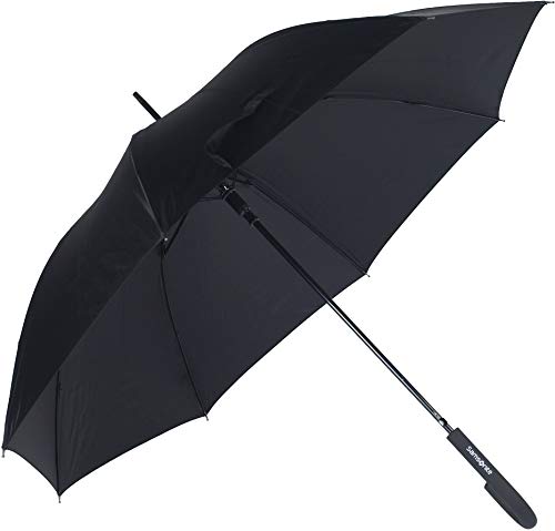 SAMSONITE Rain Pro Stick Umbrella Auto Open Paraguas Clásico, 87 cm, Negro SAMSONITE Rain Pro Stick Umbrella Auto Open Paraguas Clásico, 87 cm, Negro