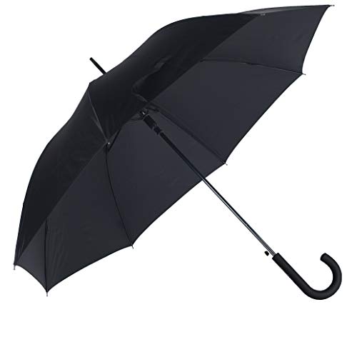 SAMSONITE Rain Pro Stick Umbrella Auto Open Paraguas Clásico, 87 cm, Negro SAMSONITE Rain Pro Stick Umbrella Auto Open Paraguas Clásico, 87 cm, Negro
