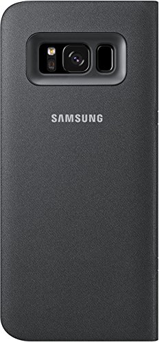 Samsung Dream Led View Cover, Funda para smartphone Samsung Galaxy S8, Negro