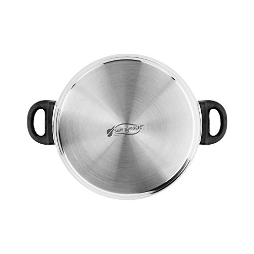 San Ignacio SG-8050 - Batería de Cocina, Acero Inoxidable, Plateado, 3 cuerpos