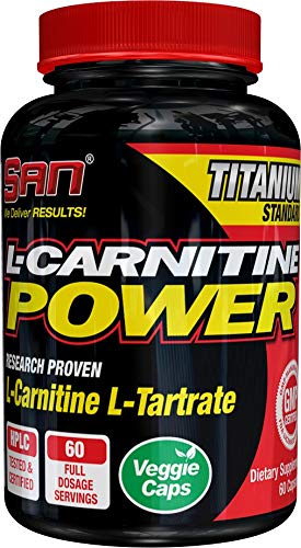 San L-Carnitine Power Capsules (60) 60 unidades 60 g