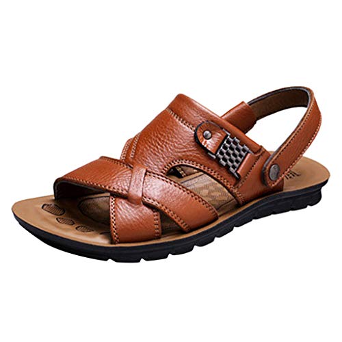 Sandalias Cuero Deportivas para Hombre Verano Exterior con Punta Abierta Sandalias de Playa Zapatillas de Exterior Montaña Senderismo Zapatos Playa Marrón Verde Café 2019 Sandalias Cuero Deportivas para Hombre Verano Exterior con Punta Abierta Sandalias de Playa Zapatillas de Exterior Montaña Senderismo Zapatos Playa Marrón Verde Café 2019