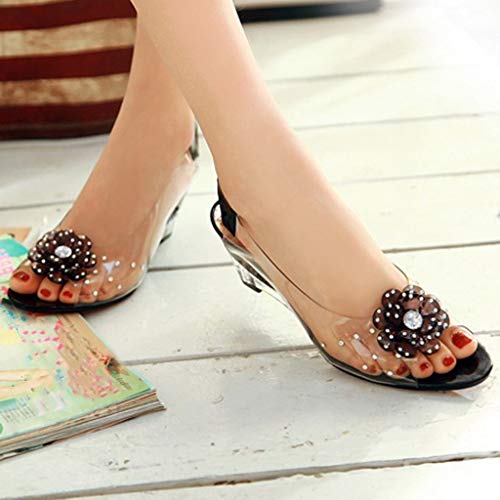 Sandalias y Chancletas Verano Mujer Dulce Moda Cristal cuña Flor Rhinestone Pescado Boca Sandalias de tacón Alto Moda Casual Zapatos de Vestir Romanas Casual Sandalias riou Sandalias y Chancletas Verano Mujer Dulce Moda Cristal cuña Flor Rhinestone Pescado Boca Sandalias de tacón Alto Moda Casual Zapatos de Vestir Romanas Casual Sandalias riou
