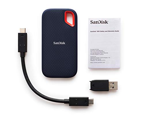 SanDisk Extreme SSD portátil 1TB - hasta 550MB/s Velocidad de Lectura