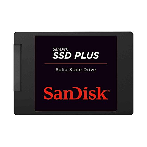 SanDisk SDSSDA-240G Plus – Disco sólido interno de 240 GB, SATA III SSD, con hasta 530 MB/s