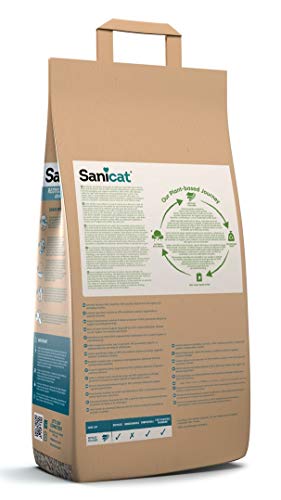 SANICAT Lecho higiénico Clean & Green Celulosa - 10L