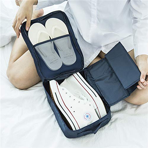 SANJIANG Bolsas De Zapatos De Viaje 3 En 1 Bolsas De Zapatos De Malla Portátiles Impermeables Organizador De Puches De Zapatos Impermeables Plegables Doble Capa para Hombres Y Mujeres,E-21x29x23cm SANJIANG Bolsas De Zapatos De Viaje 3 En 1 Bolsas De Zapatos De Malla Portátiles Impermeables Organizador De Puches De Zapatos Impermeables Plegables Doble Capa para Hombres Y Mujeres,E-21x29x23cm