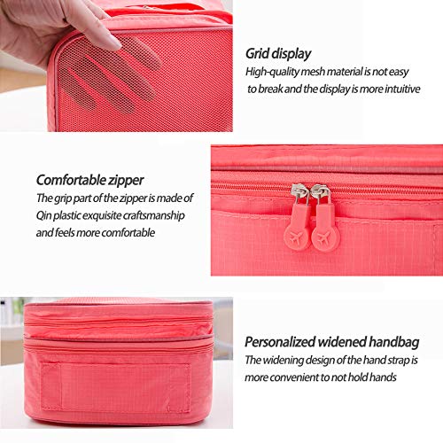 SANJIANG Bolsas De Zapatos De Viaje 3 En 1 Bolsas De Zapatos De Malla Portátiles Impermeables Organizador De Puches De Zapatos Impermeables Plegables Doble Capa para Hombres Y Mujeres,E-21x29x23cm SANJIANG Bolsas De Zapatos De Viaje 3 En 1 Bolsas De Zapatos De Malla Portátiles Impermeables Organizador De Puches De Zapatos Impermeables Plegables Doble Capa para Hombres Y Mujeres,E-21x29x23cm