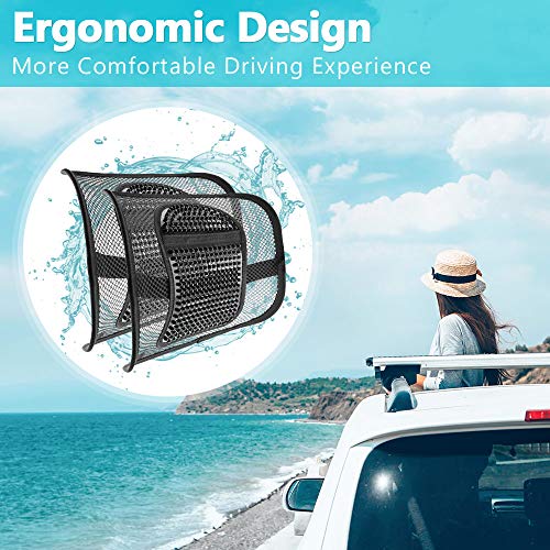 sanlinkee 2 PCS Cojín Lumbar Soporte para la Espalda Lumbar ergonómico Cojín de Soporte Lumbar para Silla de Oficina Coche corrije la Postura Alivia el Dolor Lumbar(Negro) sanlinkee 2 PCS Cojín Lumbar Soporte para la Espalda Lumbar ergonómico Cojín de Soporte Lumbar para Silla de Oficina Coche corrije la Postura Alivia el Dolor Lumbar(Negro)