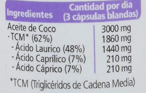SANON - SANON Aceite de Coco 30 cápsulas blandas de 1358,5 mg SANON - SANON Aceite de Coco 30 cápsulas blandas de 1358,5 mg