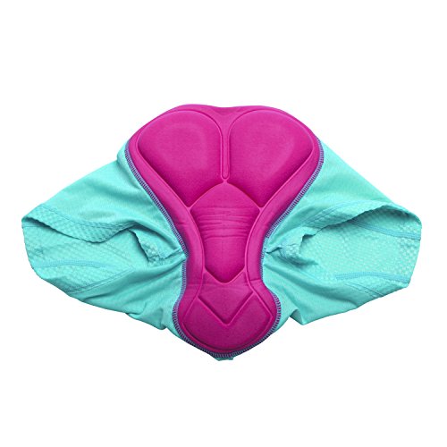 Santic Calzoncillos de Ciclismo para Mujeres,Pantalones Cortos de Bicicletas,Pantalón Interior de Ciclismo para Mujeres Azul M