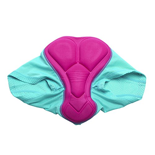 Santic Calzoncillos de Ciclismo para Mujeres,Pantalones Cortos de Bicicletas,Pantalón Interior de Ciclismo para Mujeres Azul M