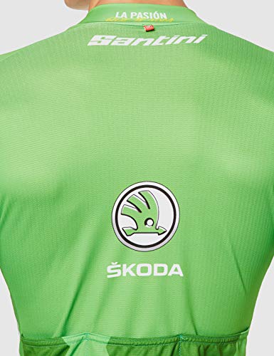 Santini - La Vuelta 2019 - Best Sprinter, Camiseta de Manga Corta para Hombre, Hombre, RE9427519LV, Verde, S Santini - La Vuelta 2019 - Best Sprinter, Camiseta de Manga Corta para Hombre, Hombre, RE9427519LV, Verde, S